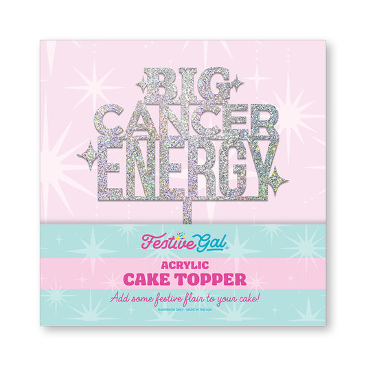 Cancer Zodiac Sign Cake Topper