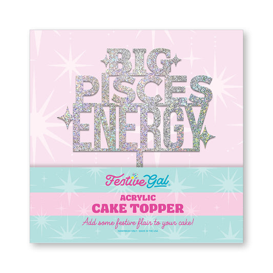 Pisces Zodiac Sign Cake Topper