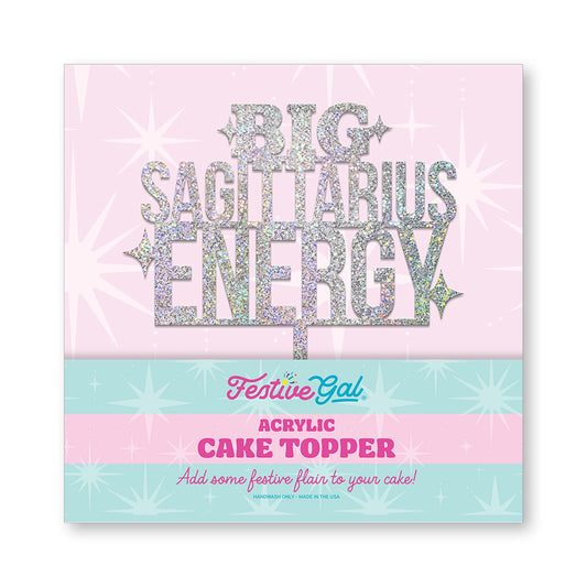 Sagittarius Zodiac Sign Cake Topper
