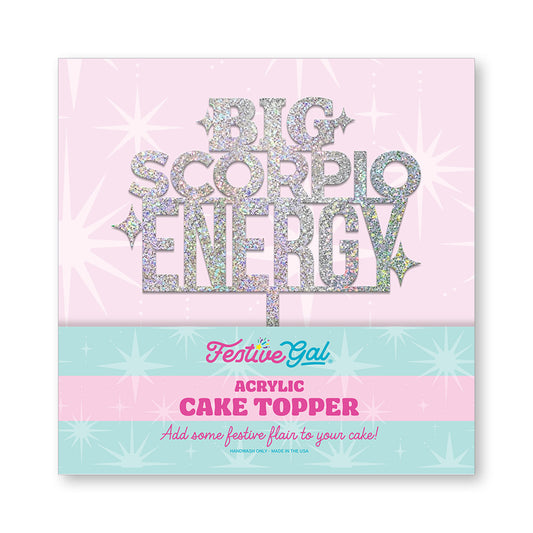 Scorpio Zodiac Sign Cake Topper