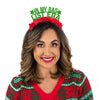 "In my Bad List Era" - Funny Christmas Party Crown Headband