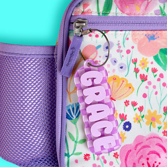 Personalized Keychain Set for Girls