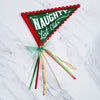 Nice List Party Pennant - Fun Photo Prop for Christmas Party