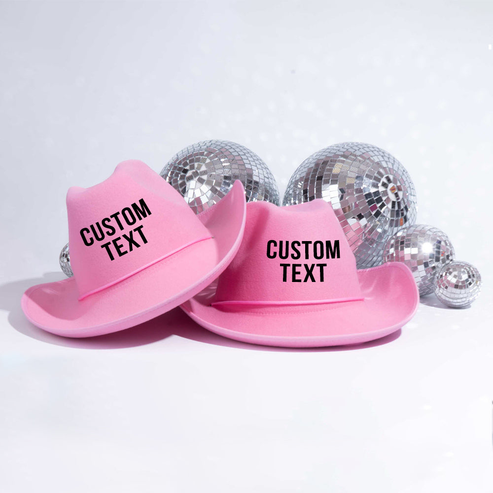 Bachelorette Custom Cowgirl Hat – Festive Gal