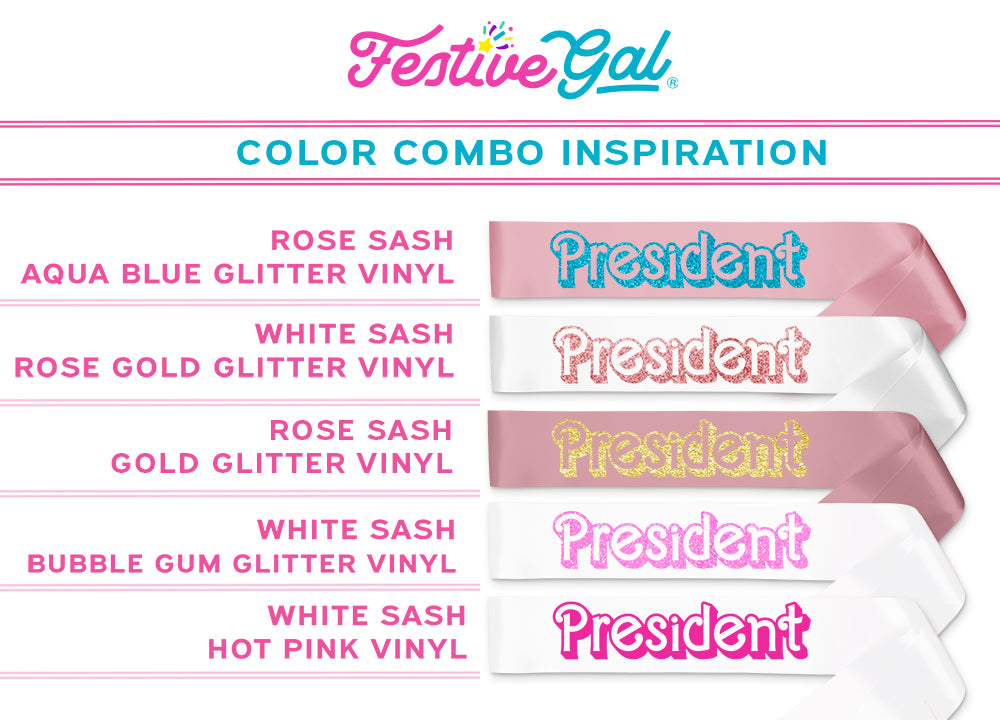 President Cosplay Sash