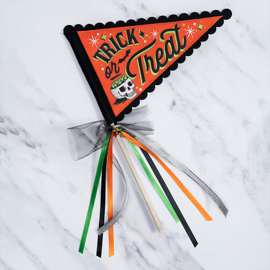 Halloween Party Decorations "Trick or Treat" Halloween Party Pennant