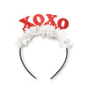 Valentines Day Party Favor "XOXO" Valentine Party Crown Headband. Valentines Galentines Day party headband that says XOXO
