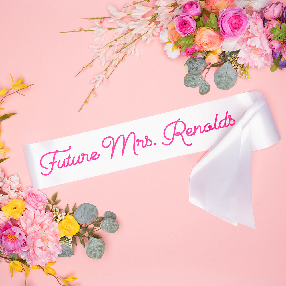 Custom Satin Bachelorette Sash