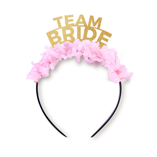 Bachelorette Party Headband "Team Bride" Party Crown