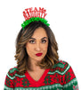 Funny Christmas Party Crown "Team Naughty"