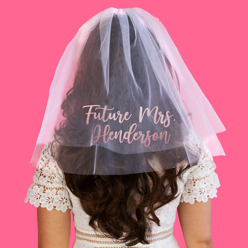 Custom Bachelorette Party Veil - Bachelorette Party Gift  display picture 1