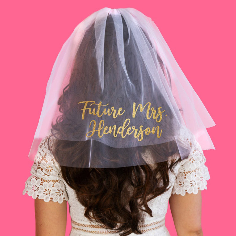 Customize "Future Mrs" Bachelorette Party Veil. Bachelorette Party Ideas
