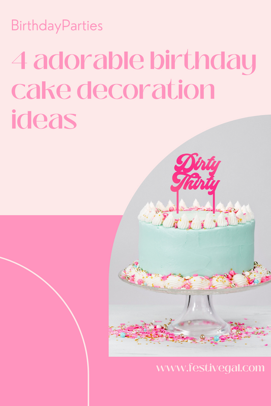 Cute Retro Cake Toppers for Your Next Birthday Cake