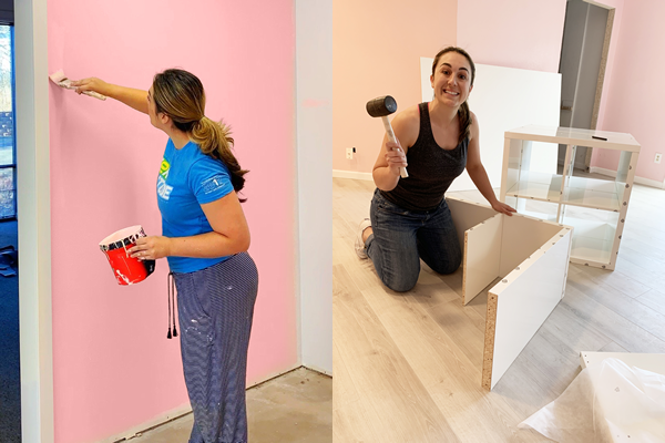 Moving into our new pink warehouse!