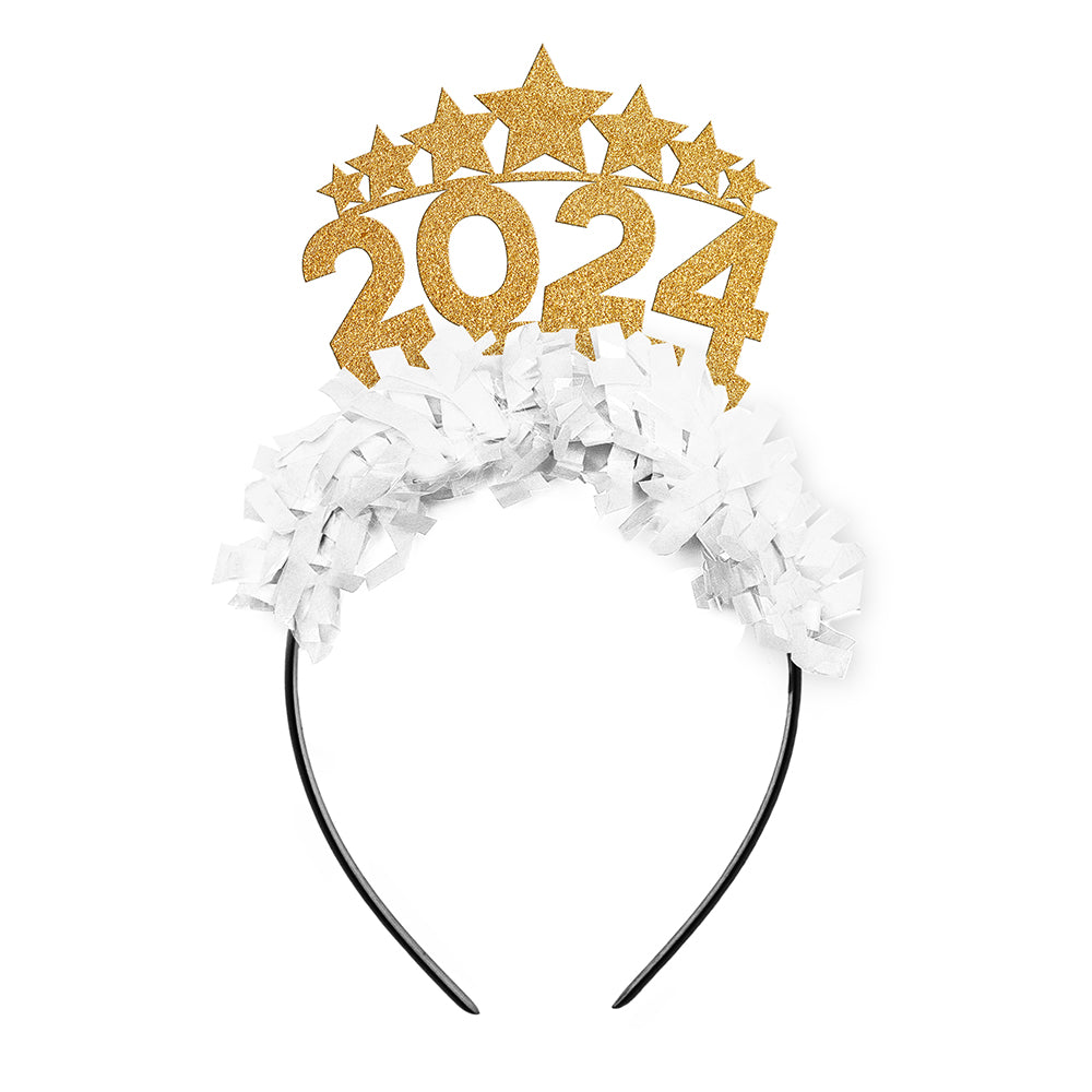 2024 with Stars NYE Party Crown