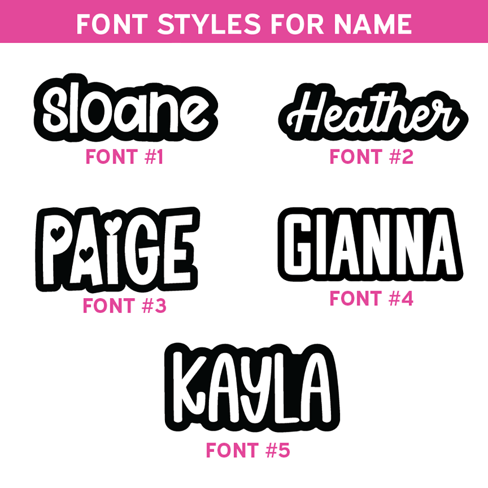 Girl Acrylic Name Keychains