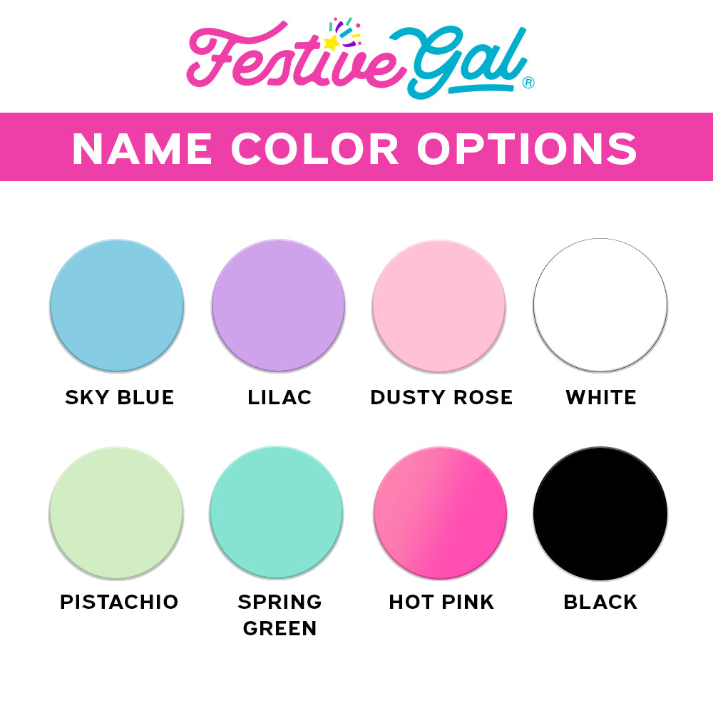 Custom Stanley Tumbler Name Tag - Choose Your Fonts & Colors! – Festive Gal