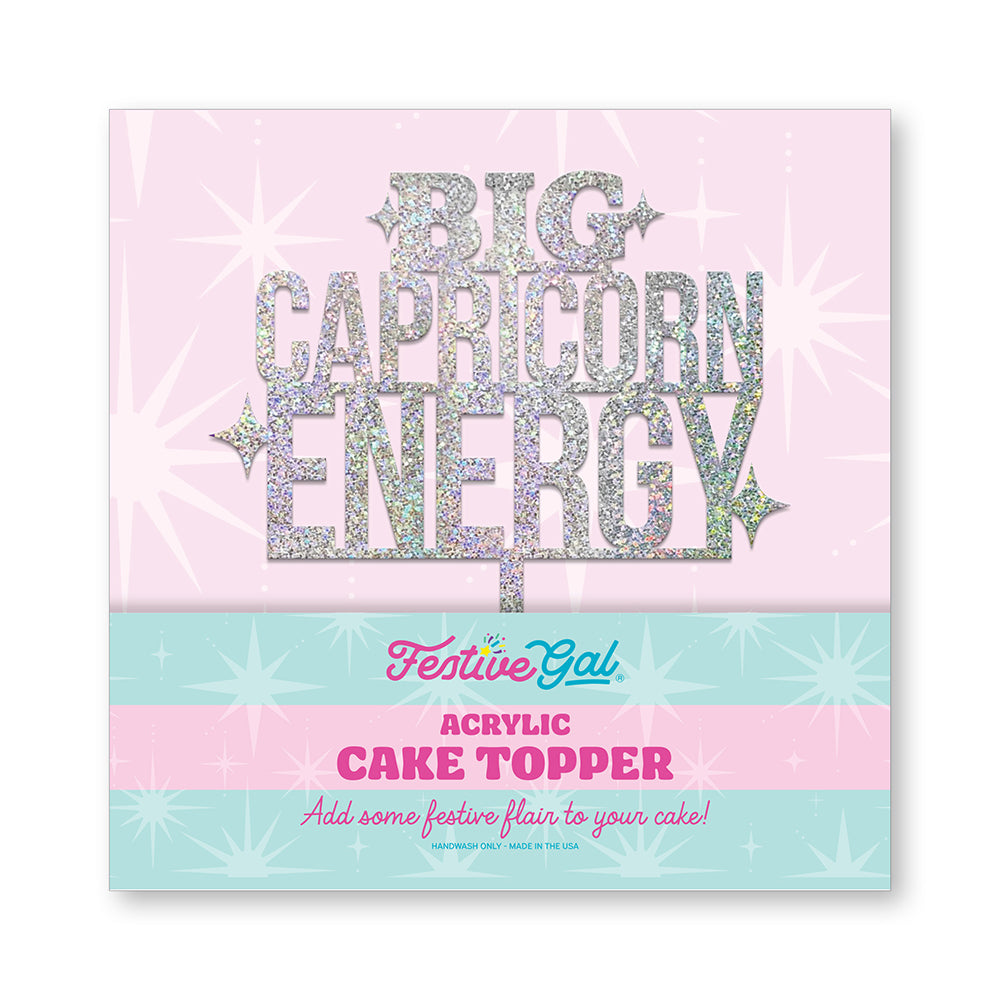 Capricorn Zodiac Sign Cake Topper