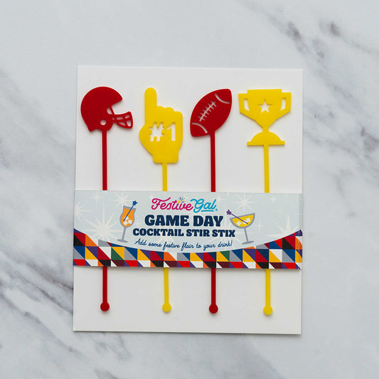 Iowa Game Day Cocktail Stir Stix