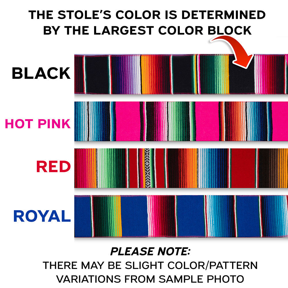 different stole color options.
