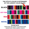 different stole color options.