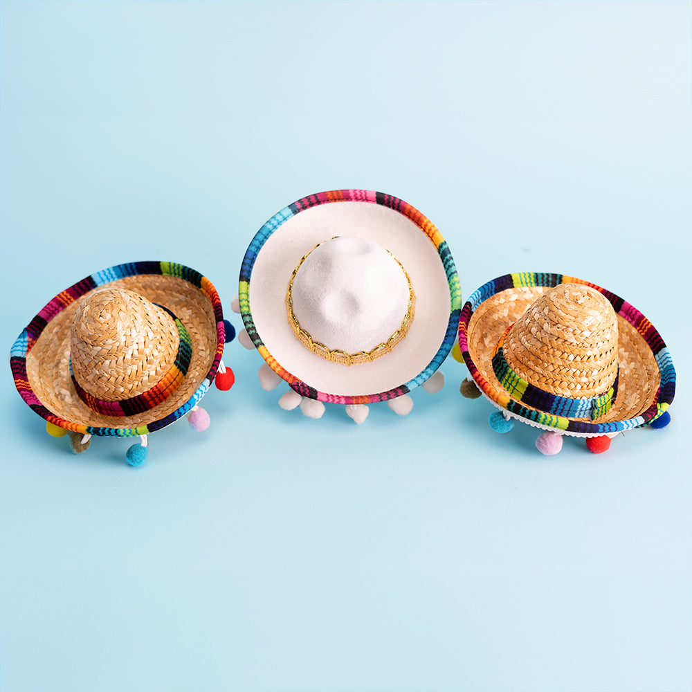 White hat and straw hat option