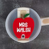 Teacher Apple Stanley Name Tag