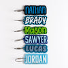 Personalized Keychain Set for Boys
