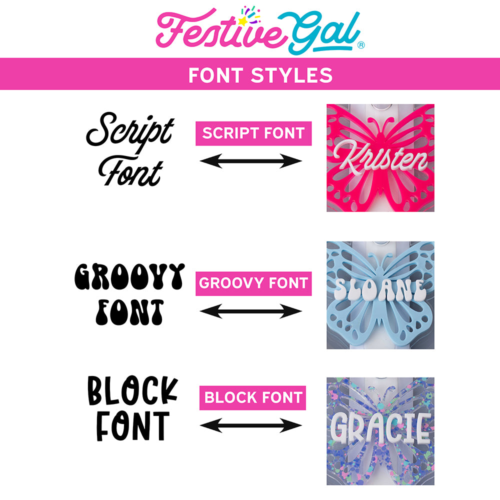 All font style options.