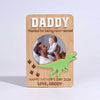 Dinosaur wooden photo frame