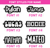 Boy Acrylic Name Keychain