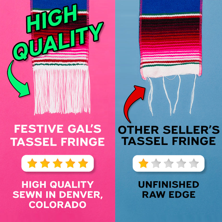 Our tassel fringe is a step above the rest!