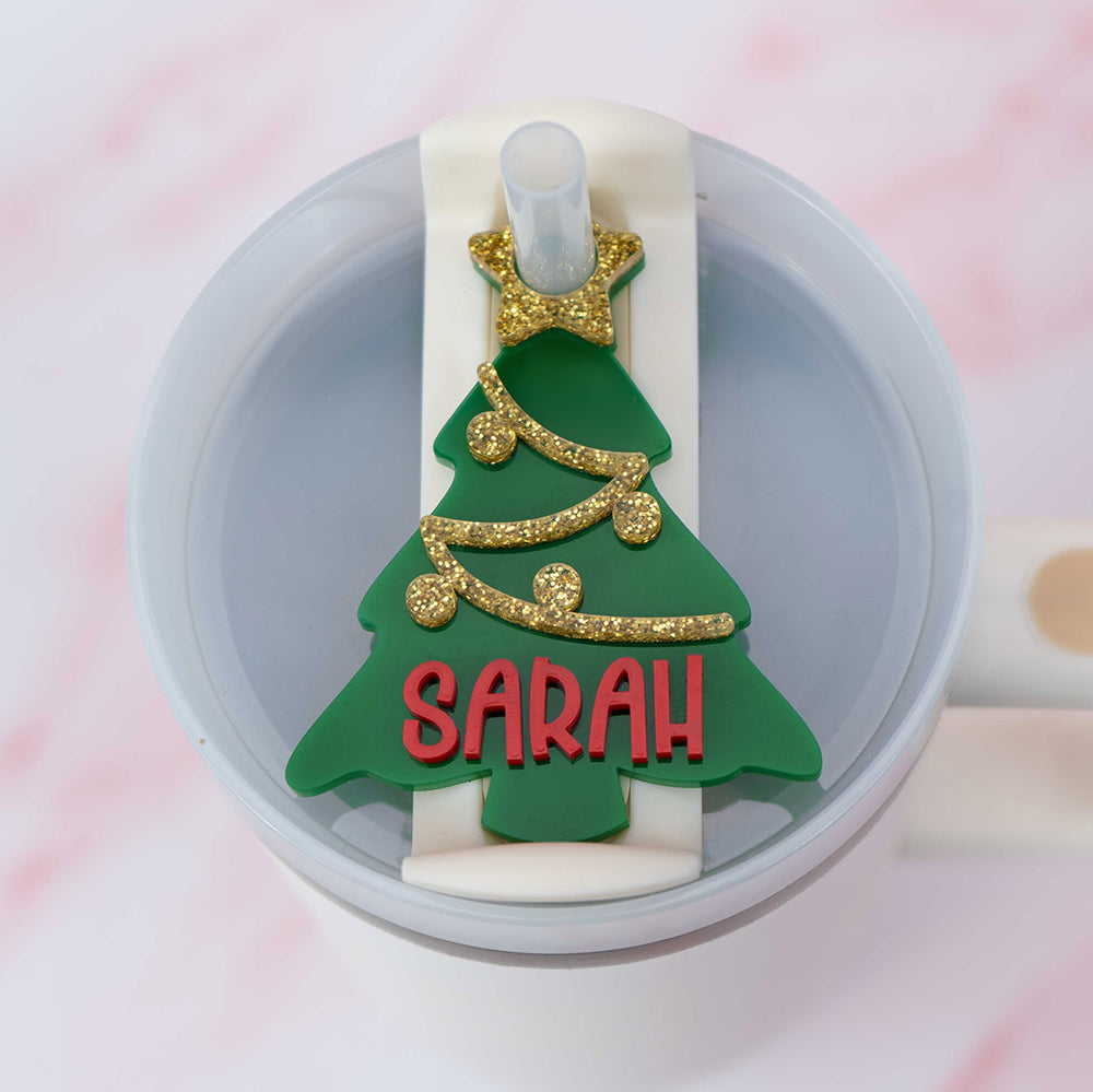 Christmas Tree Cake Tumbler Tag - Stanley Tumbler Tags