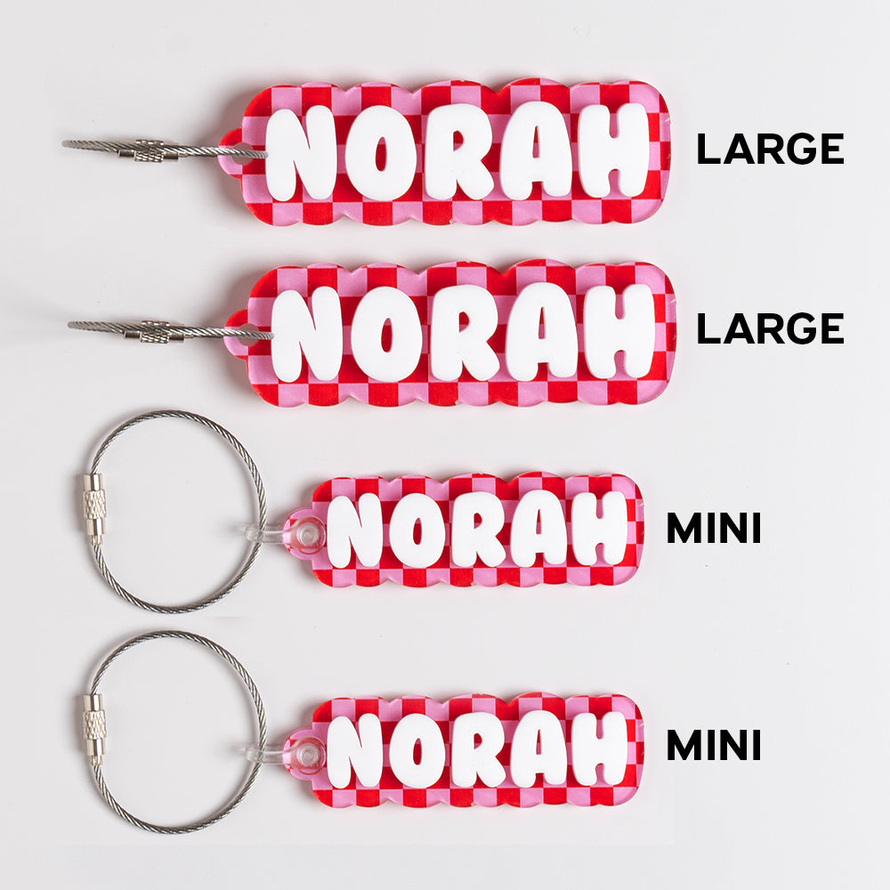 Personalized Keychain Set for Girls