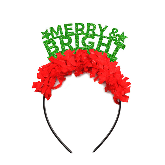 Merry & Bright Christmas Party Crown