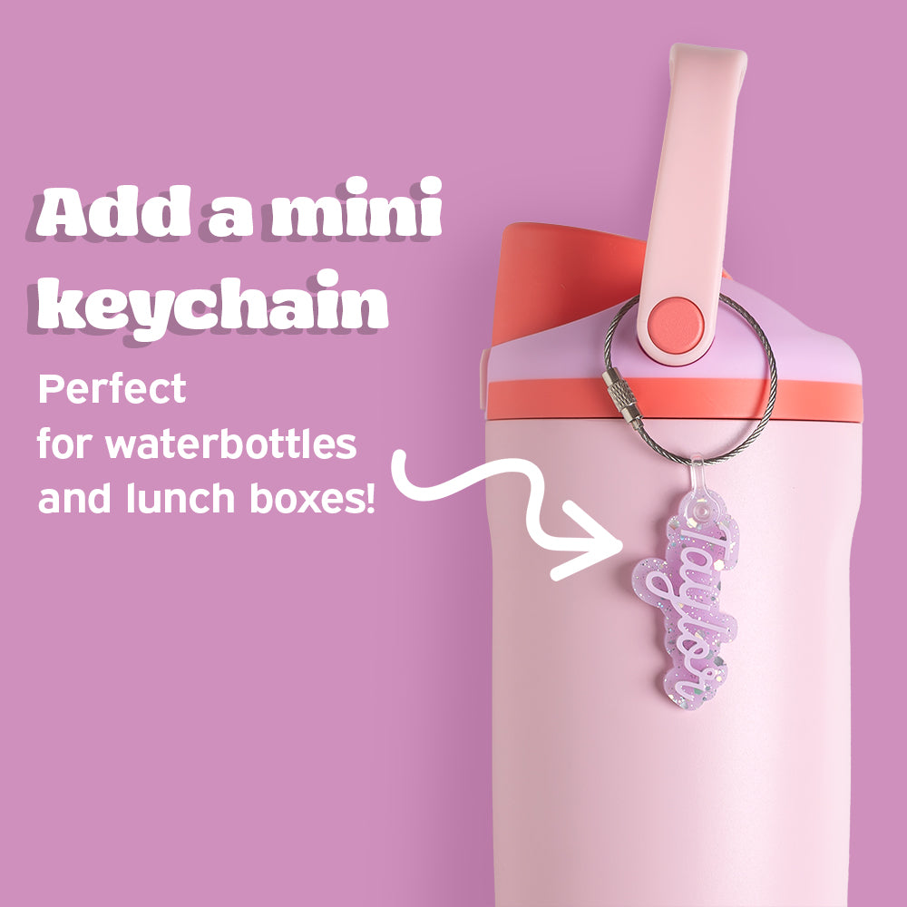 Personalized Keychain Set for Girls
