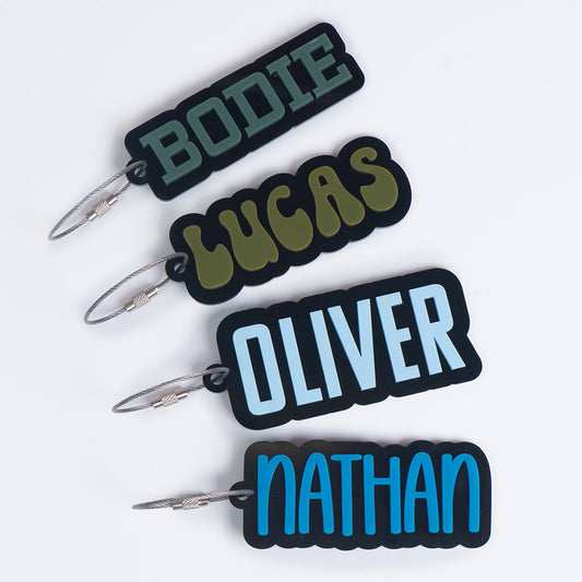 Boy Acrylic Name Keychain