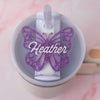 Purple Glitter Butterfly color