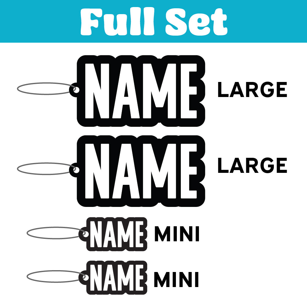 Personalized Keychain Set for Boys