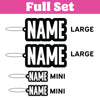 Personalized Keychain Set for Girls