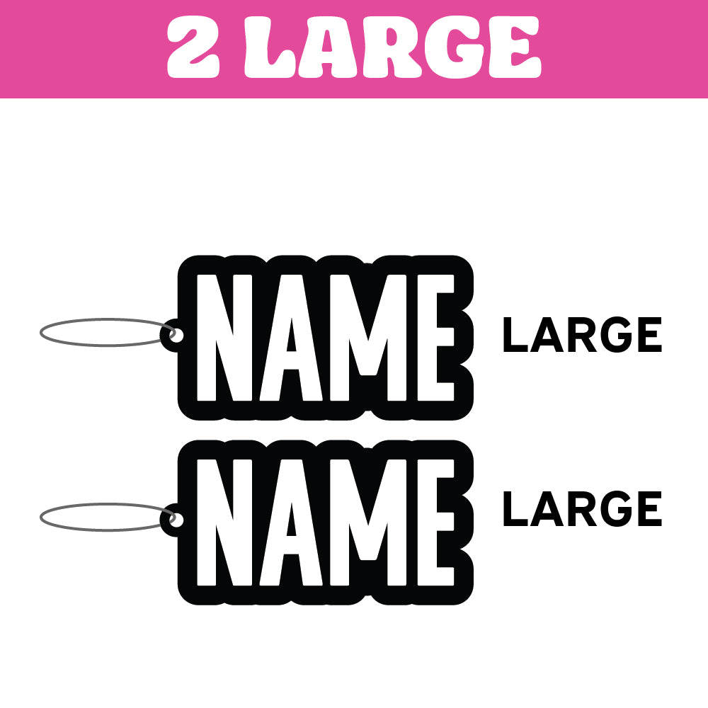 Personalized Keychain Set for Girls