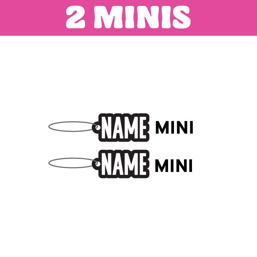 Personalized Keychain Set for Girls