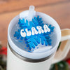 Snowflake Stanley Name Tag