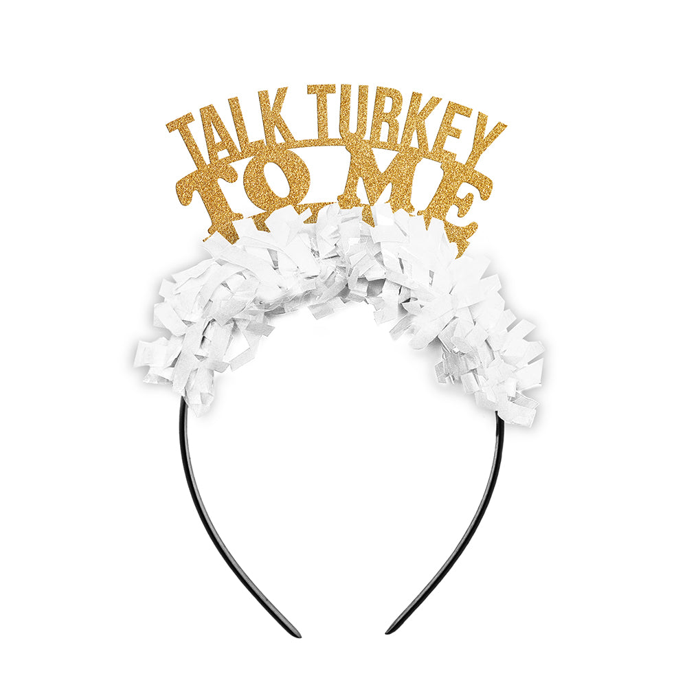 Talk Turkey To Me Thanksgiving Party Crown