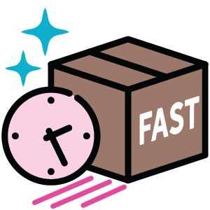 Ships fast in 3 to 5 business days
