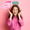 100 Days Smarter Teacher Headband, Teacher Crown - Custom Colors Festive Gal