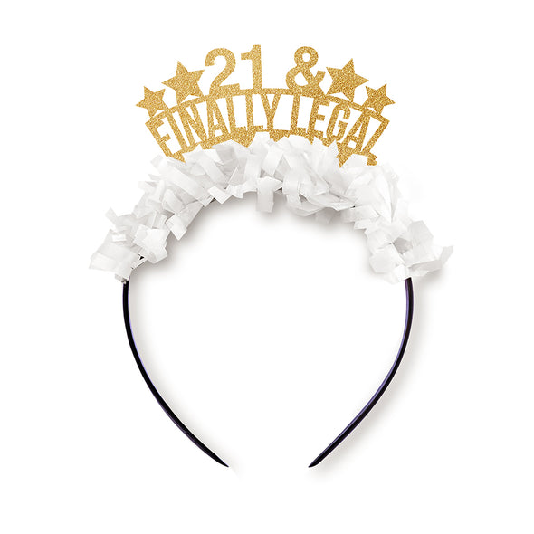 21 & Finally Legal Birthday Crown