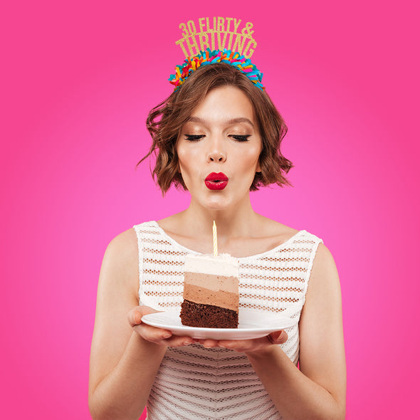 Thirty Flirty & Thriving Crown
