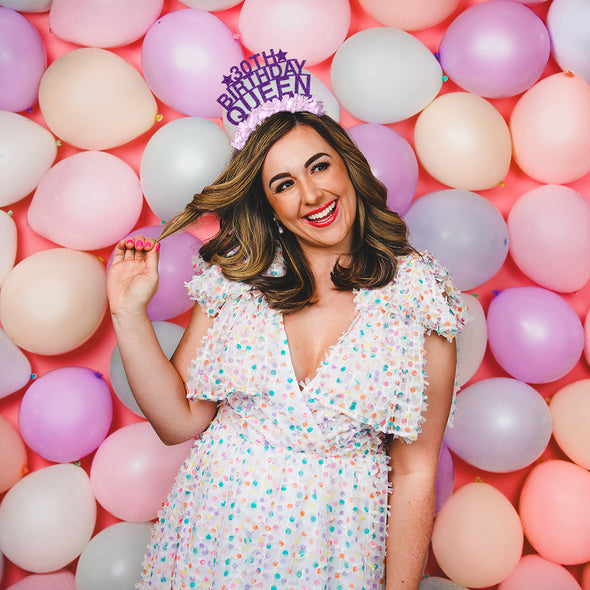 Custom Age Birthday Queen Party Crown