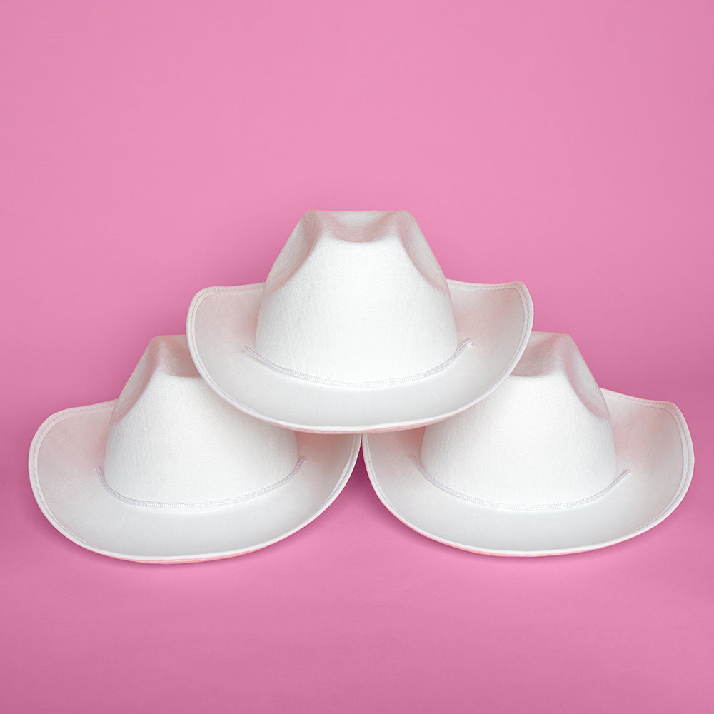 Plain White Cowgirl Hat